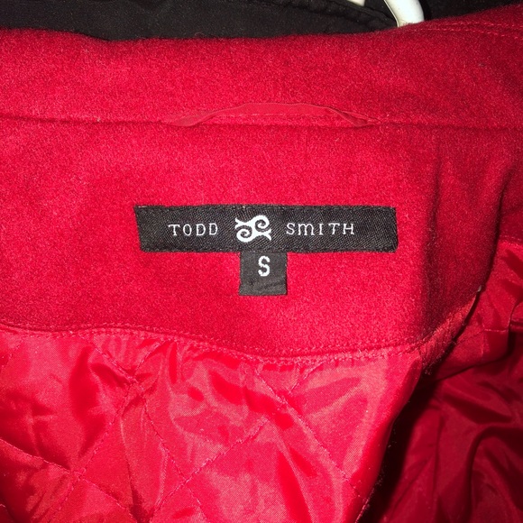Red Todd Smith Wool Jacket. - Picture 4 of 5
